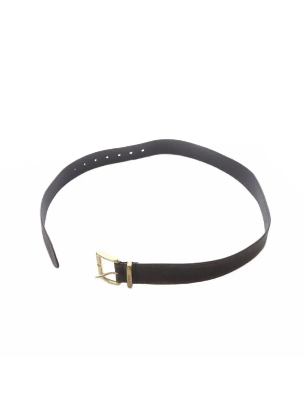 Miu Miu Miu Leather Belt Brown Aged Processing RI